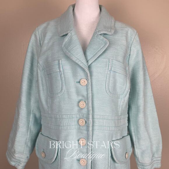 Rare Vintage Blue Coat ASO Rory Gilmore Girls Y2K Classic Spring Alexis Bledel - Picture 7 of 16